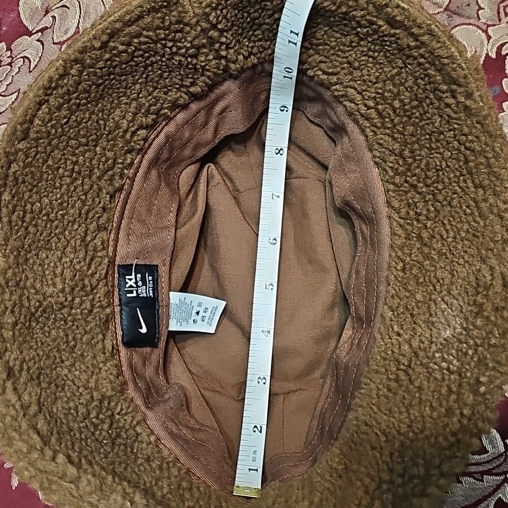 Nike Brown Sherpa Bucket Hat - Picture 8 of 8